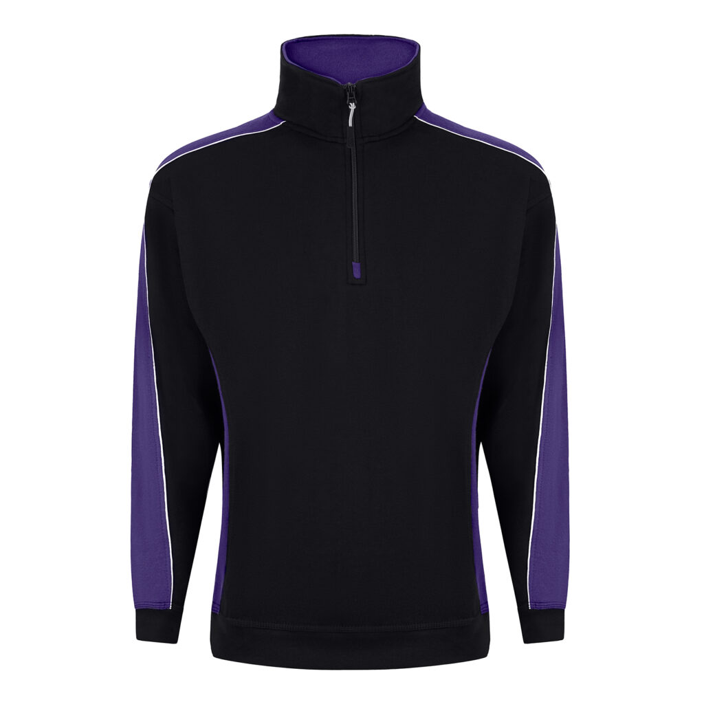 Black/Purple - ORN Avocet ¼ Zip Sweatshirt