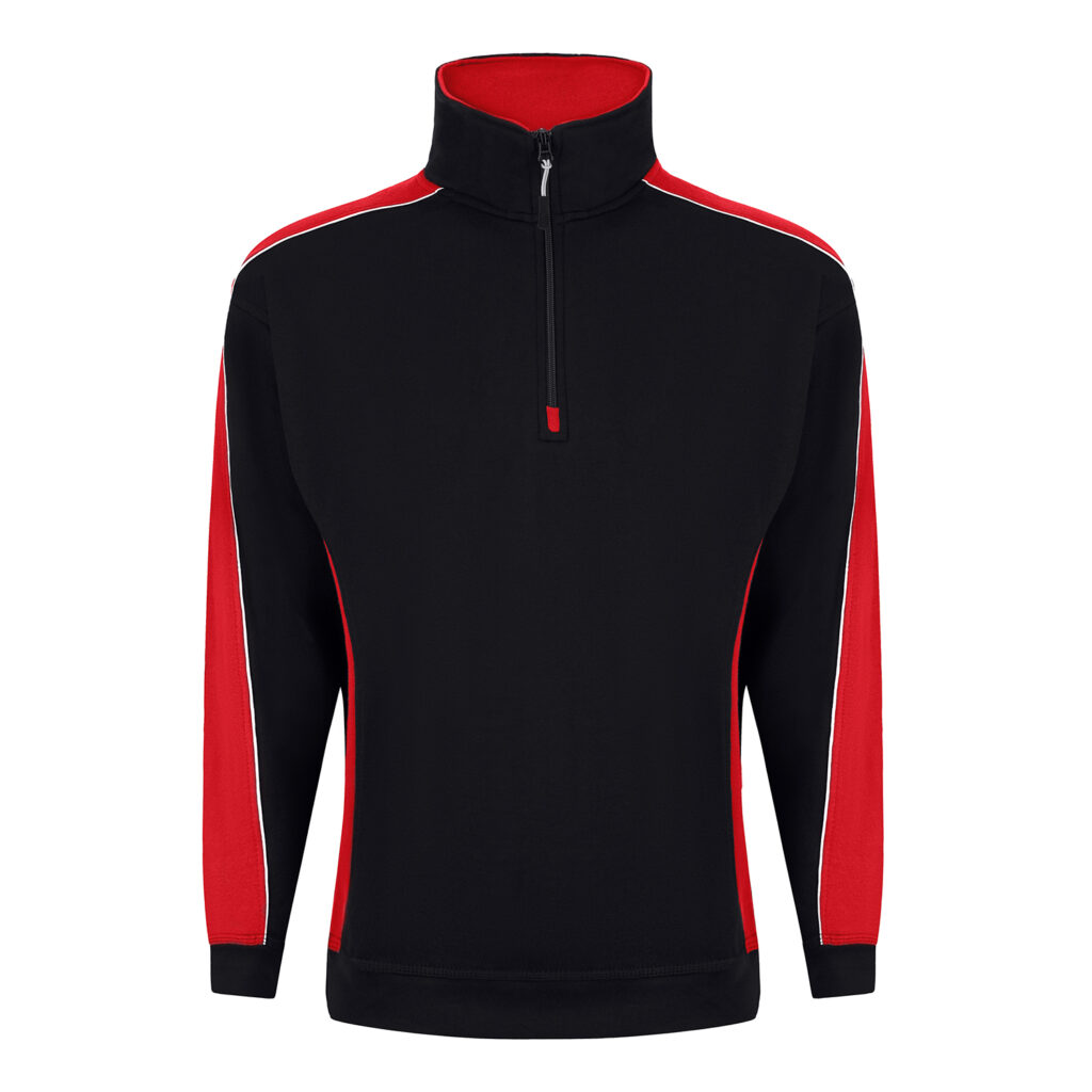 Black/Red - ORN Avocet ¼ Zip Sweatshirt