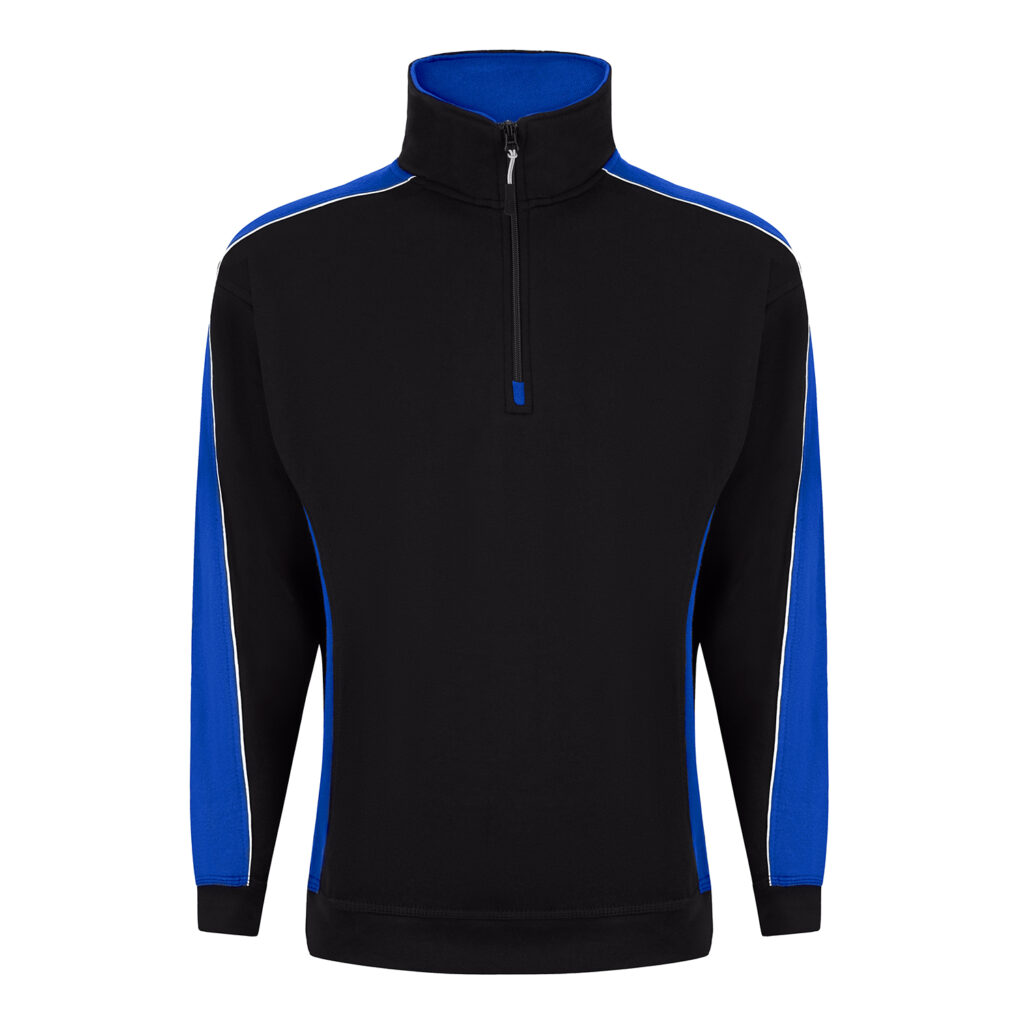 Black/Royal Blue - ORN Avocet ¼ Zip Sweatshirt