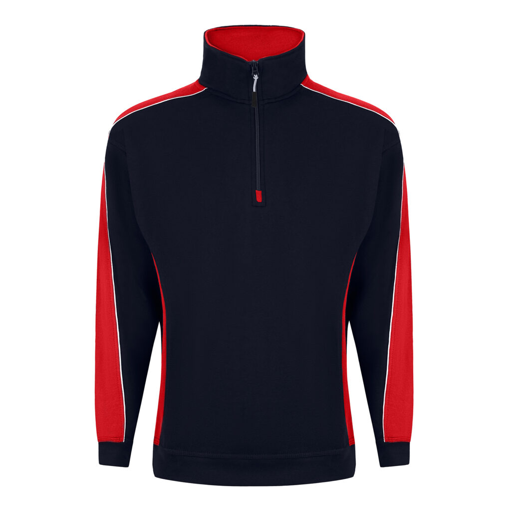 Navy/Red - ORN Avocet ¼ Zip Sweatshirt